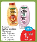 Wahre Schätze Shampoo oder Spülung bei budni im Prospekt "" für 1,99 €