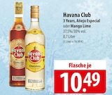 Havana Club 3 Years, Añejo Especial oder Mango Lime Angebote bei famila Nordost Falkensee für 10,49 €