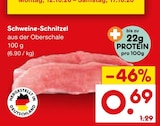 Schweine-Schnitzel bei Netto Marken-Discount im Prospekt "" für 0,69 €