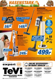 Staubsauger im expert TeVi Prospekt "Top Angebote" mit 16 Seiten (Fürth)