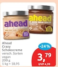 Crazy Schokocreme von Ahead für 3,79 € bei budni im Angebot Crazy Schokocreme von Ahead im aktuellen budni Prospekt