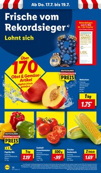 Paprika-Mix im Lidl Prospekt "LIDL LOHNT SICH" mit 65 Seiten (München)