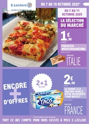 Prospectus E.Leclerc à Saint-Prix, "TOUT CE QUI COMPTE POUR VOUS EXISTE À PRIX E.LECLERC", 28 pages de promos valables du 07/10/2025 au 19/10/2025
