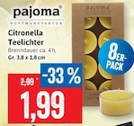 Citronella Teelichter Angebote von pajoma bei Kaufhaus Stolz Cuxhaven für 1,99 €