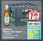 Pilsener von Ratskrone für 6,99 € bei EDEKA im Angebot Pilsener von Ratskrone im aktuellen EDEKA Prospekt