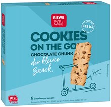 Cookies on the go Chocolate Chunk bei REWE in Cottbus Cookies on the go Chocolate Chunk im Angebot bei REWE Cottbus für 0,99 €