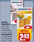 Matjesfilets oder Backfisch Angebote von Nordsee bei REWE Freital für 2,49 €