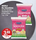 Bergkaese im V-Markt Prospekt Bio-Käsestücke Emmentaler von WOERLE im aktuellen V-Markt Prospekt für 3,49 €