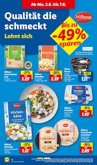 Käse im aktuellen Lidl Prospekt (Offenbach (Main)) Käse im Lidl Prospekt "LIDL LOHNT SICH" mit 66 Seiten (Offenbach (Main))