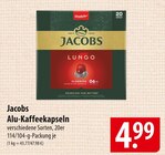 Alu-Kaffeekapseln im Angebot bei famila Nordost in Neustadt Alu-Kaffeekapseln Angebote von Jacobs bei famila Nordost Neustadt für 4,99 €