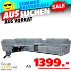 Seats and Sofas Wiesbaden - Arctic Ecksofa Angebot im Prospekt Arctic Ecksofa bei Seats and Sofas im Wiesbaden Prospekt für 1.399,00 €