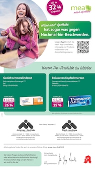mea - meine apotheke Prospekt der KW 44  "Unsere Oktober-Angebote" Aktueller mea - meine apotheke Prospekt "Unsere Oktober-Angebote" Seite 1 von 4 Seiten