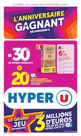 Promotion Bibliothèque dans le prospectus Hyper U, valable du 08/09/2026 au 20/09/2026 Promo Bibliothèque dans le catalogue Hyper U du moment à la page 1