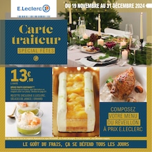 Catalogue Supermarchés E.Leclerc en cours à Étampes et alentours, Carte traiteur SPÉCIAL FÊTES, 68 pages, 19/11/2024 - 31/12/2024