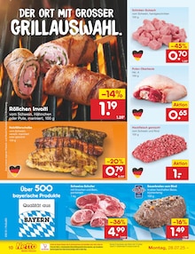 Fleisch im Netto Marken-Discount Prospekt "Aktuelle Angebote" mit 65 Seiten (Ingolstadt)