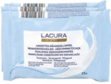 Lingettes démaquillantes 3 x 25 - LACURA - Aldi Lingettes démaquillantes 3 x 25 - LACURA à 2,15 € dans le catalogue Aldi