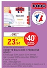 Couette équilibre 1 personne - DODO en promo chez Intermarché Poitiers à 23,94 €