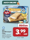 Goldknusper Filet von Iglo im aktuellen famila Nordwest Prospekt