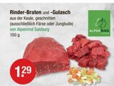 Rinder-Braten oder -Gulasch von  im aktuellen V-Markt Prospekt für 1,29 €