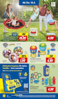 Schaukel Angebot im aktuellen Lidl Prospekt auf Seite 34