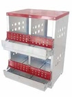 Nid pondoir pour poules 4 compartiments galva en promo chez Rural Master Évreux à 49,00 €