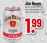 Bourbon & Cola Angebote von Jim Beam bei Trinkgut Frankfurt für 1,99 €