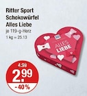 Schokowürfel Alles Liebe im V-Markt Prospekt Schokowürfel Alles Liebe von Ritter Sport im aktuellen V-Markt Prospekt für 2,99 €