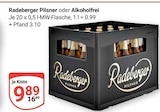 Aktuelle Radeberger Angebote bei GLOBUS in Braunschweig Aktuelles Pilsner Angebot bei GLOBUS in Braunschweig ab 9,89 €