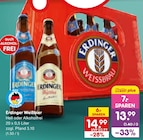 Hell im Netto Marken-Discount Prospekt Hell von Erdinger im aktuellen Netto Marken-Discount Prospekt für 13,99 €