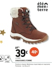 Chaussures femme - Élémenterre en promo chez E.Leclerc Villiers-le-Bel à 39,00 €