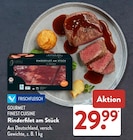 Aktuelle Rinderfilet Angebote bei ALDI SÜD in Augsburg Aktuelles Rinderfilet am Stück Angebot bei ALDI SÜD in Augsburg ab 29,99 €
