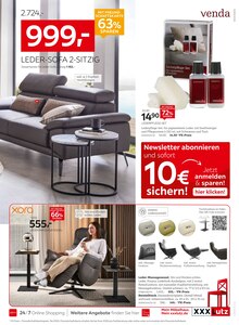 Sofa im XXXLutz Möbelhäuser Prospekt "NR.1 BEIM PREIS" mit 37 Seiten (Heidelberg)