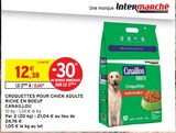 Croquettes pour chien adulte riche en boeuf - Canaille - Intermarché Contact à Montpellier Croquettes pour chien adulte riche en boeuf - Canaille en promo chez Intermarché Contact Montpellier à 8,66 €