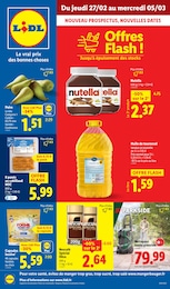 Offre Nutella dans le catalogue Lidl du moment à la page 1