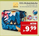 XXL-Picknickdecke im Angebot bei Marktkauf in Plauen XXL-Picknickdecke Angebote von DEKOR bei Marktkauf Plauen für 9,99 €