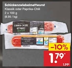 Schinkenzwiebelmettwurst bei Netto Marken-Discount im Weyhe Prospekt für 1,79 €