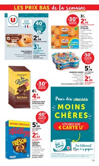 Promotion Chocolat Noir dans le prospectus Super U, valable du 01/09/2026 au 13/09/2026 Promo Chocolat Noir dans le catalogue Super U du moment à la page 15