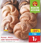 Weizenbroetchen im Netto Marken-Discount Prospekt Kaiser-, Mohn- oder Sesambrötchen im aktuellen Netto Marken-Discount Prospekt für 1,00 €
