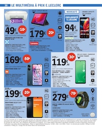 Offre Téléphone Portable dans le catalogue E.Leclerc du moment à la page 38