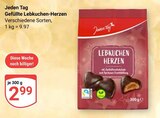 Gefüllte Lebkuchen-Herzen im Angebot bei GLOBUS in Saarlouis Gefüllte Lebkuchen-Herzen Angebote von Jeden Tag bei GLOBUS Saarlouis für 2,99 €