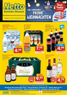 Bitburger im Netto Marken-Discount Prospekt "DER ORT, AN DEM DU IMMER AUSGEZEICHNETE PREISE FINDEST." mit 12 Seiten (Nettetal)