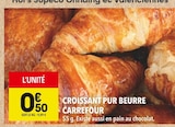 Croissant pur beurre - Carrefour en promo chez Supeco Croissant pur beurre - Carrefour dans le catalogue Supeco