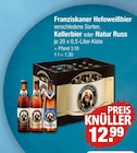 Hefeweißbier oder Kellerbier oder Natur Russ von Franziskaner im aktuellen V-Markt Prospekt für 12,99 €