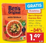 Express-Reis Mediterran von Ben's Original für 1,49 € bei Netto Marken-Discount im Angebot Express-Reis Mediterran von Ben's Original im aktuellen Netto Marken-Discount Prospekt