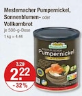 Pumpernickel von Mestemacher für 2,22 € bei V-Markt im Angebot Pumpernickel von Mestemacher im aktuellen V-Markt Prospekt