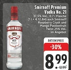 Smirnoff Premium Vodka No. 21 Angebote von Smirnoff bei E center Bad Salzuflen für 8,99 €