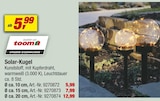 Solar-Kugel Angebote von toom bei toom Baumarkt Monheim für 5,99 €