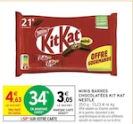 Minis barres chocolatées Kit Kat - Nestle dans le catalogue Intermarché