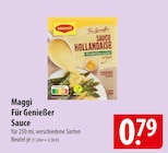 Für Genießer Sauce im Angebot bei famila Nordost in Neumünster Für Genießer Sauce Angebote von Maggi bei famila Nordost Neumünster für 0,79 €