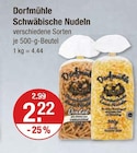 Schwäbische Nudeln von Dorfmühle im aktuellen V-Markt Prospekt für 2,22 €